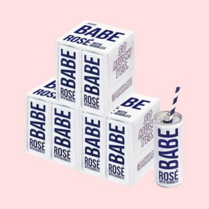 Babe Bubbles Rose Cans