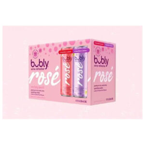 Bubly Rose Cans