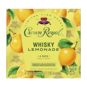 Crown Royal whiskey lemonade cans