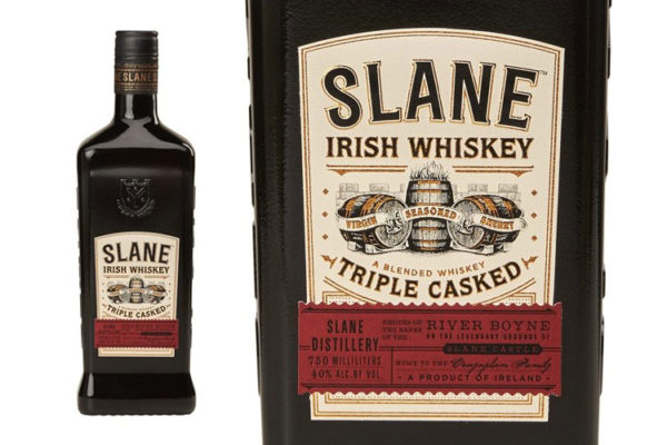 Bottle of Slane Irish Whiskey
