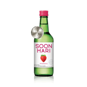 Soon Hari Strawberry and Yogurt flavored distilled Spirit Korea