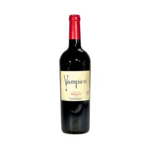 Vampire Wine Merlot is on sale at Geraghty's Discount Wine and Liquor in Greenwich, New York.